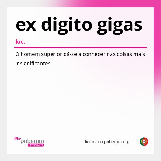 Significado de ex digito gigas